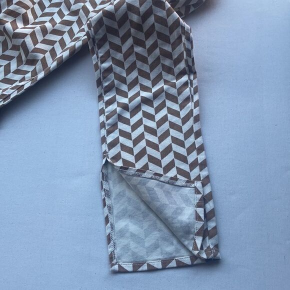 PacSun Brown Chevron Low Rise Straight Leg Jeans Size 23 - Picture 9 of 9